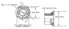 Load image into Gallery viewer, Securex 39702 Two Piece M22x1.5 Wheel Nut 31mm | Pallet Set of 3,600
